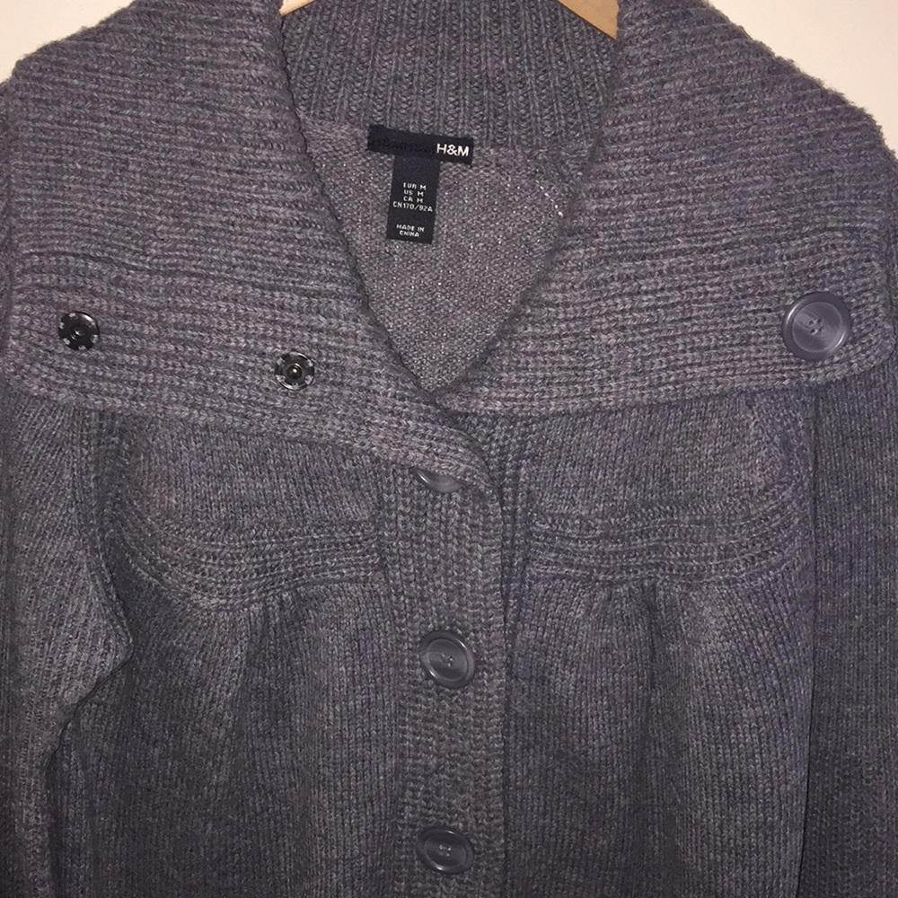 H&M Oversized Chunky Sweater Cardigan - Picture 6 of 9